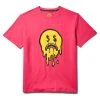 SPRAYGROUND® APPAREL+GEAR DRIP SHARK SMILEY T-SHIRT (PINK)