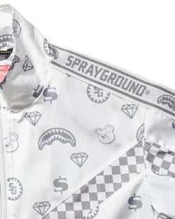 SPRAYGROUND® ZIP FRONT MONOGRAM WINDBREAKER APPAREL+GEAR 8 SPRAYGROUND® ZIP FRONT MONOGRAM WINDBREAKER APPAREL+GEAR