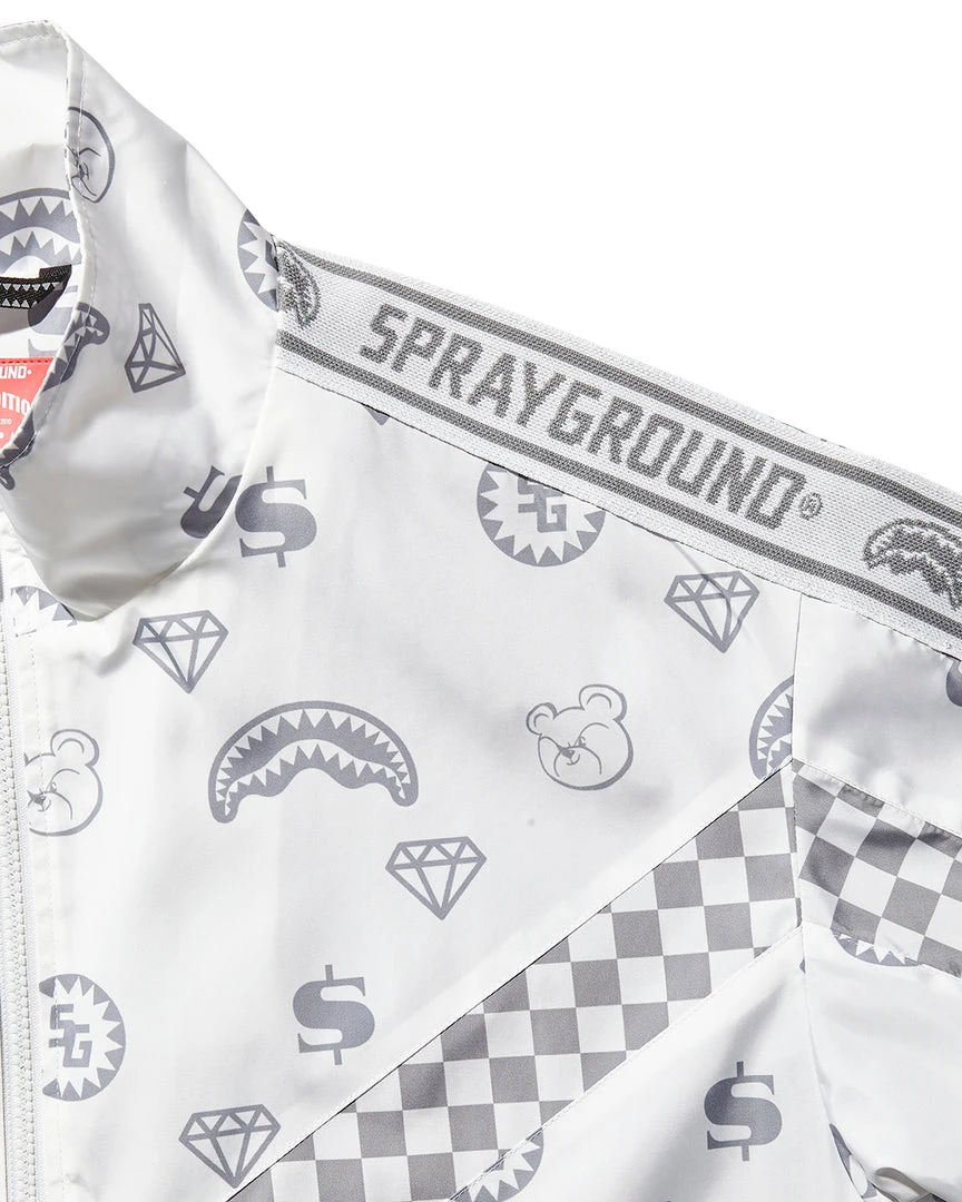 SPRAYGROUND® ZIP FRONT MONOGRAM WINDBREAKER APPAREL+GEAR 5 SPRAYGROUND® ZIP FRONT MONOGRAM WINDBREAKER APPAREL+GEAR
