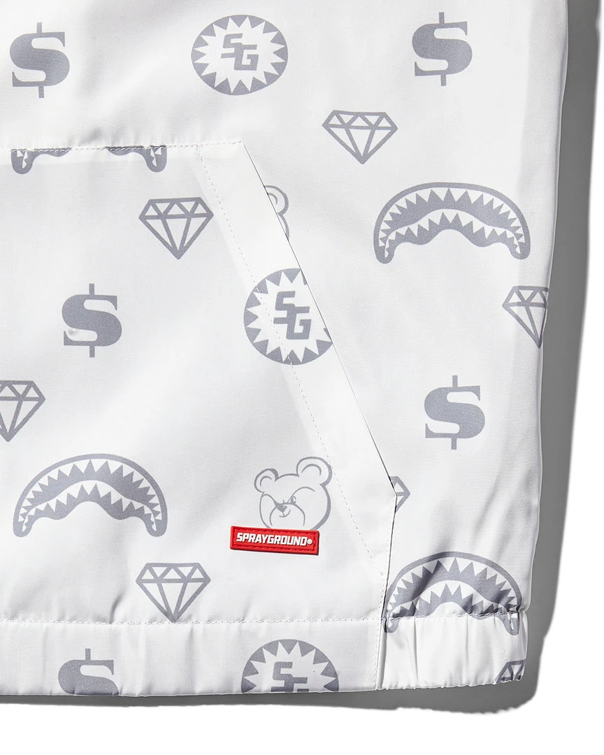 SPRAYGROUND® ZIP FRONT MONOGRAM WINDBREAKER APPAREL+GEAR 6 SPRAYGROUND® ZIP FRONT MONOGRAM WINDBREAKER APPAREL+GEAR