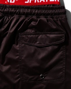 SPRAYGROUND® DRAGON WAVE CORTO SWIM TRUNKS (BLACK) SWIMWEAR