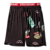 SPRAYGROUND® PATCH ALL-IN CORTO SWIM TRUNKS (BLACK)