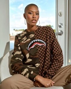 SPRAYGROUND® APPAREL+GEAR JUNGLE PARIS ITALIA CREW 18 SPRAYGROUND® APPAREL+GEAR JUNGLE PARIS ITALIA CREW