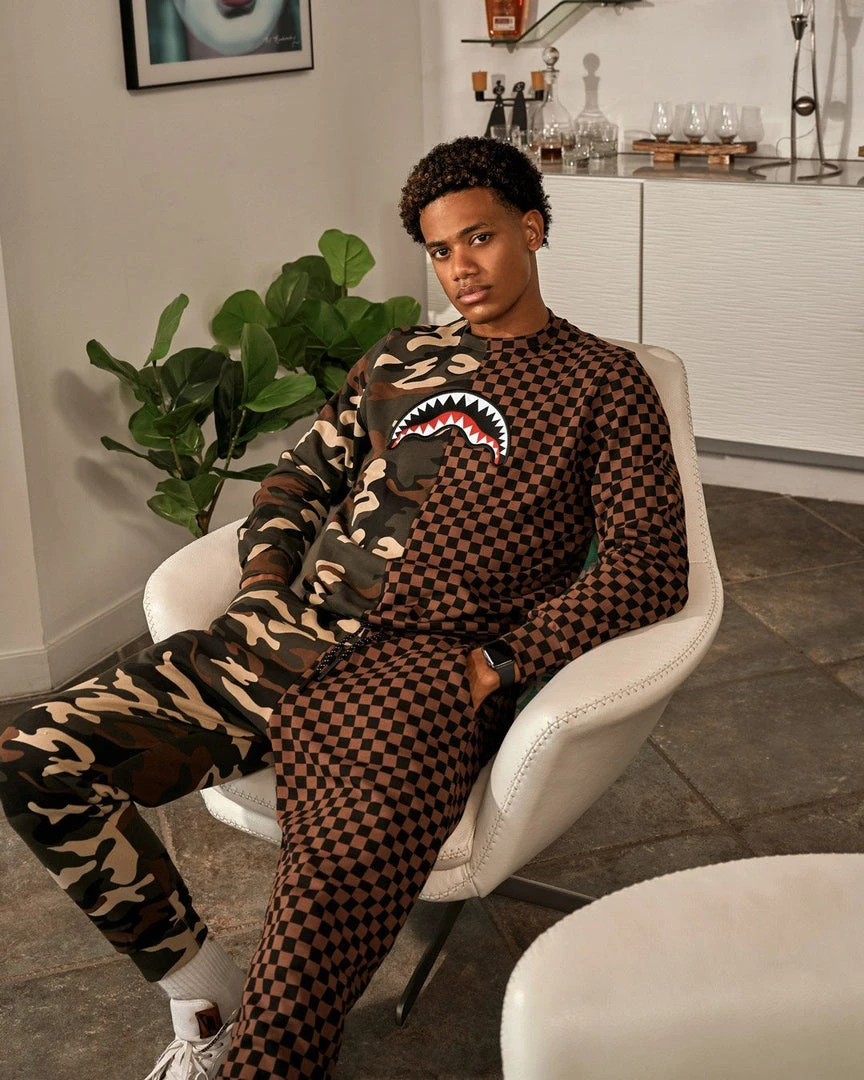 SPRAYGROUND® APPAREL+GEAR JUNGLE PARIS ITALIA CREW 9 SPRAYGROUND® APPAREL+GEAR JUNGLE PARIS ITALIA CREW