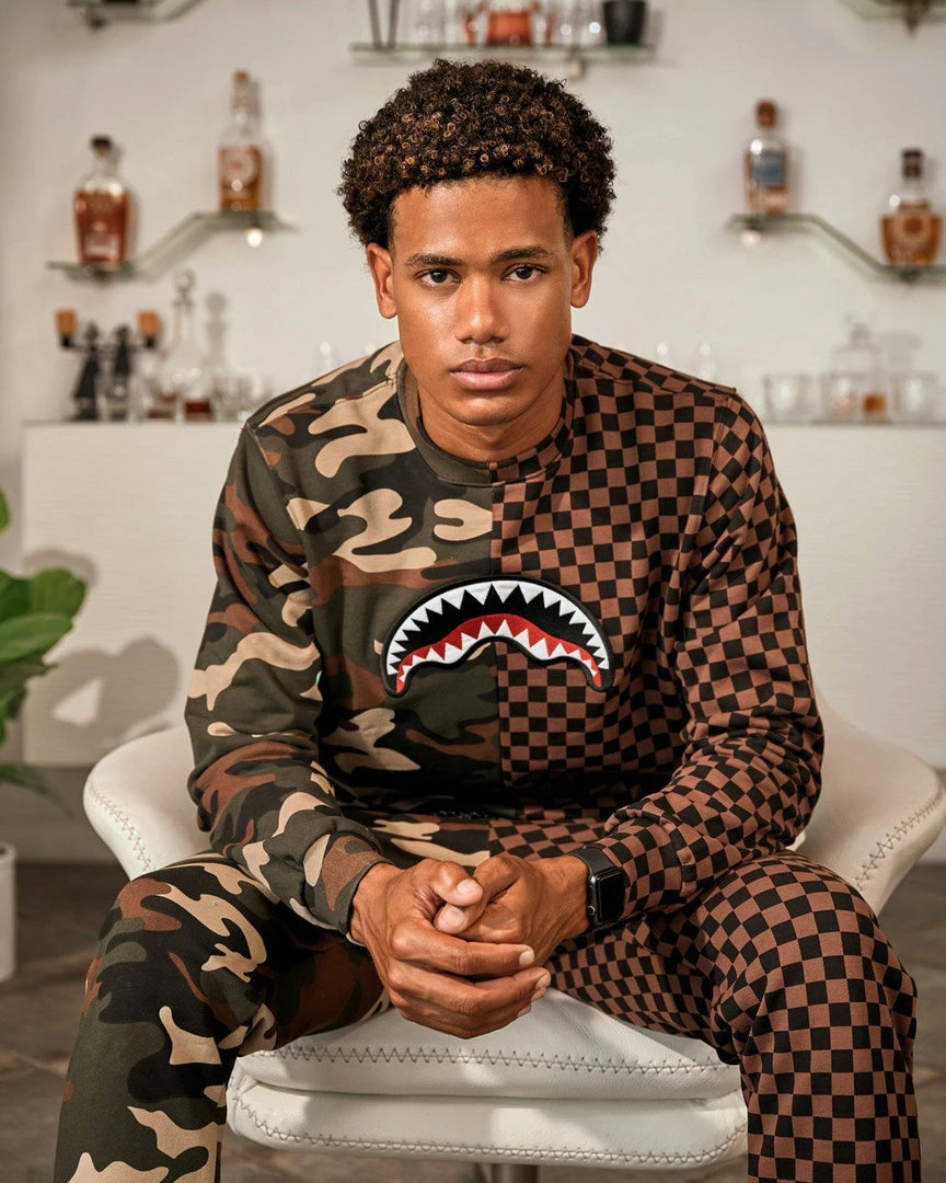 SPRAYGROUND® APPAREL+GEAR JUNGLE PARIS ITALIA CREW 10 SPRAYGROUND® APPAREL+GEAR JUNGLE PARIS ITALIA CREW