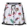 SPRAYGROUND® KIDS PATCH ALL-IN SWIM TRUNKS (WHITE)