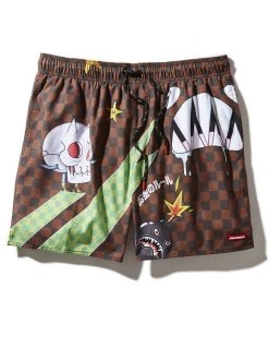 SPRAYGROUND® WTF SHARK SHOTO SWIM TRUNKS SWIMWEAR