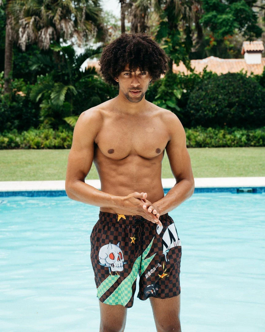 SPRAYGROUND® WTF SHARK SHOTO SWIM TRUNKS SWIMWEAR 6 SPRAYGROUND® WTF SHARK SHOTO SWIM TRUNKS SWIMWEAR