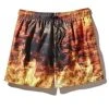 SPRAYGROUND® SWIMWEAR CAMO FIRE SHOTO SWIM TRUNKS 2 SPRAYGROUND® SWIMWEAR CAMO FIRE SHOTO SWIM TRUNKS
