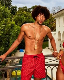 SPRAYGROUND® VENI VIDI VICI SHOTO SWIM TRUNKS SWIMWEAR