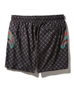 SPRAYGROUND® MIDNIGHT MONEYGRAM SHOTO SWIM TRUNKS SWIMWEAR