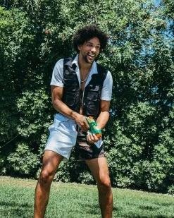 SPRAYGROUND® SPLIT BITE CAMO SHOTO SWIM TRUNKS SWIMWEAR