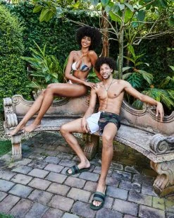 SPRAYGROUND® SPLIT BITE CAMO SHOTO SWIM TRUNKS SWIMWEAR