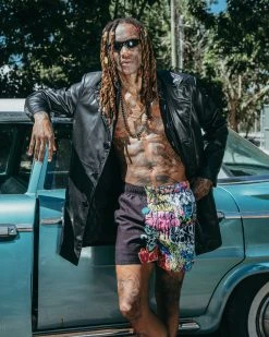 SPRAYGROUND® SWIMWEAR HALF GRAFF SHOTO SWIM TRUNKS