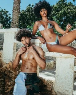 SPRAYGROUND® SPLIT BITE CAMO BIKINI