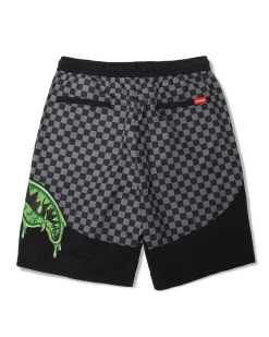 SPRAYGROUND® SHARKS IN PARIS SLIME SHORTS APPAREL+GEAR