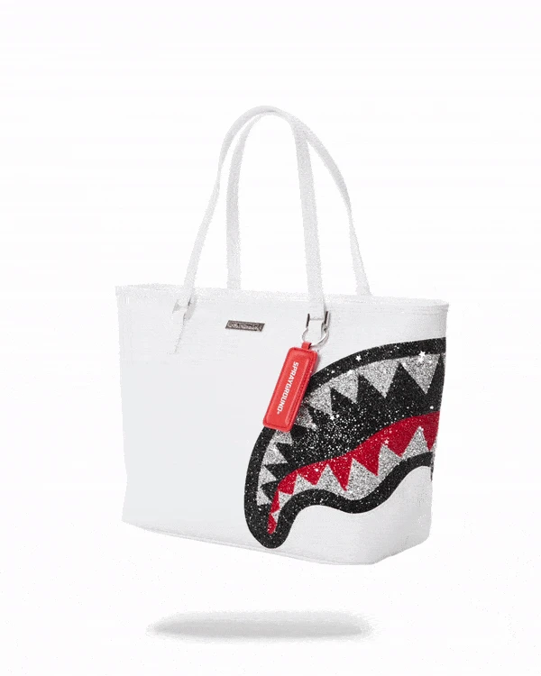 SPRAYGROUND® BAGS CLEARCUT TOTE (WHITE) 3 SPRAYGROUND® BAGS CLEARCUT TOTE (WHITE)