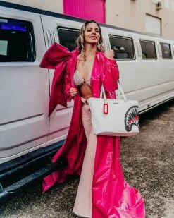 SPRAYGROUND® BAGS CLEARCUT TOTE (WHITE) 18 SPRAYGROUND® BAGS CLEARCUT TOTE (WHITE)