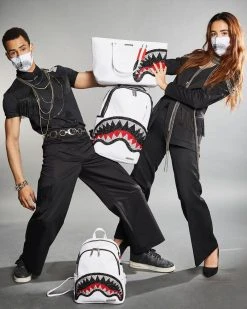 SPRAYGROUND® BAGS CLEARCUT TOTE (WHITE) 20 SPRAYGROUND® BAGS CLEARCUT TOTE (WHITE)