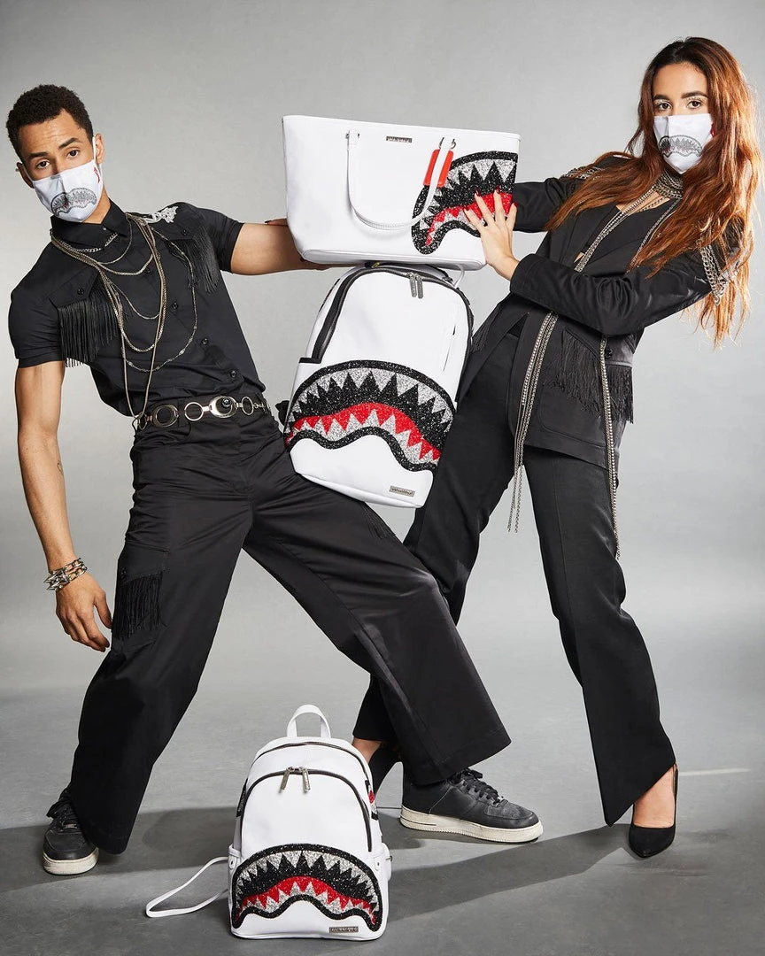 SPRAYGROUND® BAGS CLEARCUT TOTE (WHITE) 9 SPRAYGROUND® BAGS CLEARCUT TOTE (WHITE)