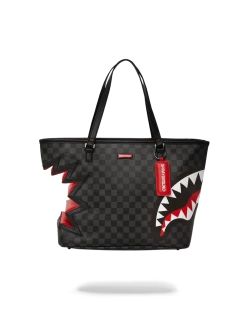 SPRAYGROUND® BAGS SHARK BITE SHARKS IN PARIS GRAY TOTE 15 SPRAYGROUND® BAGS SHARK BITE SHARKS IN PARIS GRAY TOTE