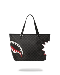 SPRAYGROUND® BAGS SHARK BITE SHARKS IN PARIS GRAY TOTE 19 SPRAYGROUND® BAGS SHARK BITE SHARKS IN PARIS GRAY TOTE