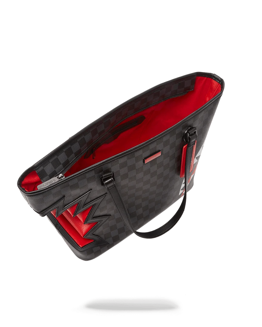 SPRAYGROUND® BAGS SHARK BITE SHARKS IN PARIS GRAY TOTE 11 SPRAYGROUND® BAGS SHARK BITE SHARKS IN PARIS GRAY TOTE
