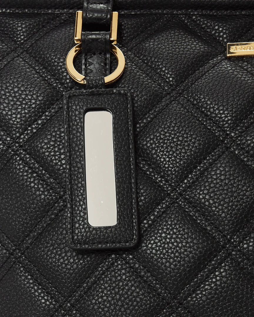 SPRAYGROUND® BAGS NOIR QUILT GOLD CHAIN SHARK TOTE 11 SPRAYGROUND® BAGS NOIR QUILT GOLD CHAIN SHARK TOTE