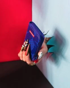 SPRAYGROUND® WALLETS SHARK CHECK (BLUE) WALLET