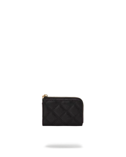 SPRAYGROUND® WALLETS NOIR QUILT GOLD CHAIN SHARK WALLET