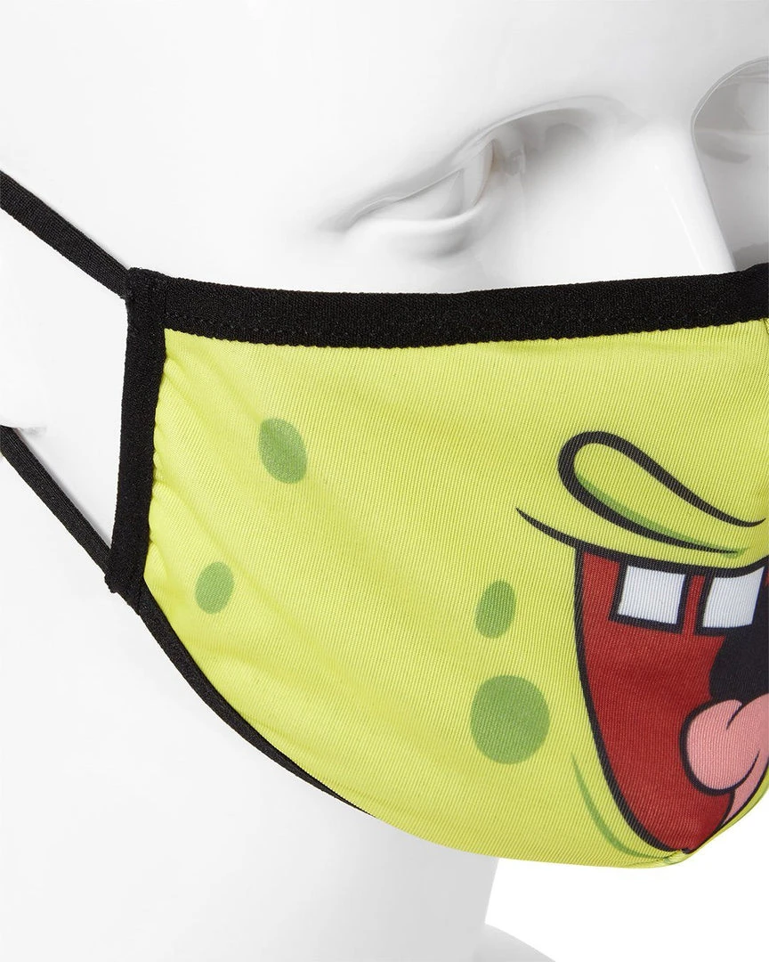 SPRAYGROUND® ADULT SPONGEBOB SMILE FORM FITTING FACE-COVERING FACE MASKS 6 SPRAYGROUND® ADULT SPONGEBOB SMILE FORM FITTING FACE-COVERING FACE MASKS