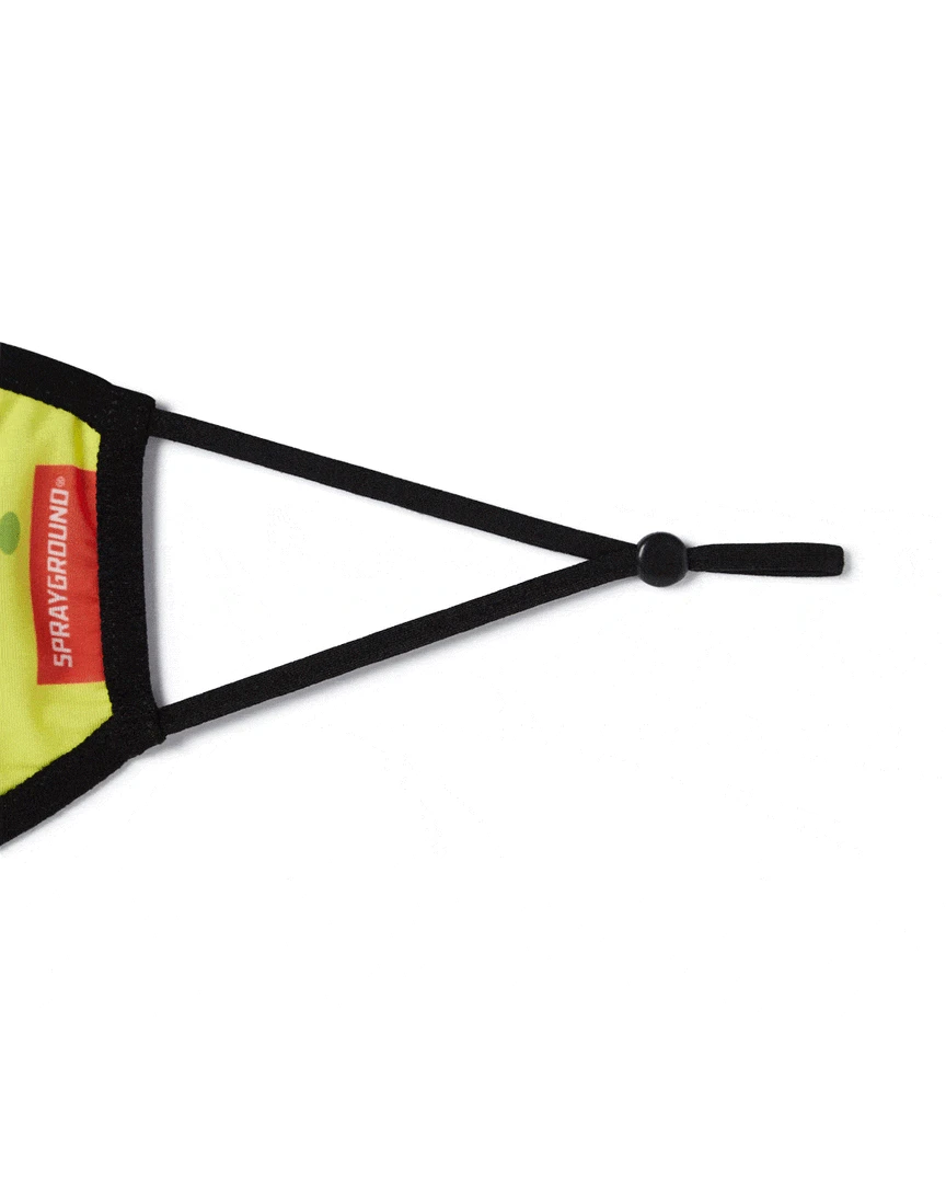 SPRAYGROUND® ADULT SPONGEBOB SMILE FORM FITTING FACE-COVERING FACE MASKS 8 SPRAYGROUND® ADULT SPONGEBOB SMILE FORM FITTING FACE-COVERING FACE MASKS