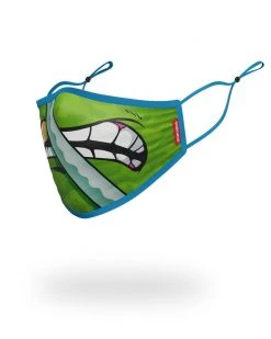 SPRAYGROUND® ADULT TMNT: LEONARDO SHARK FORM FITTING FACE-COVERING FACE MASKS