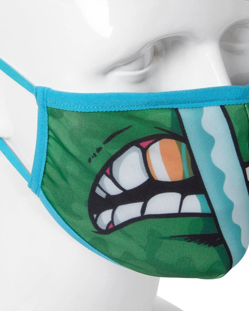 SPRAYGROUND® ADULT TMNT: LEONARDO SHARK FORM FITTING FACE-COVERING FACE MASKS 6 SPRAYGROUND® ADULT TMNT: LEONARDO SHARK FORM FITTING FACE-COVERING FACE MASKS