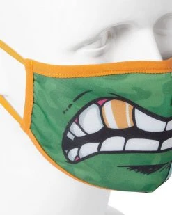 SPRAYGROUND® ADULT TMNT: MICHELANGELO SHARK FORM FITTING FACE-COVERING