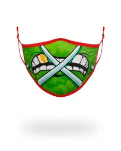 SPRAYGROUND® FACE MASKS ADULT TMNT: RAPHAEL SHARK FORM FITTING FACE-COVERING
