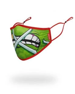 SPRAYGROUND® FACE MASKS ADULT TMNT: RAPHAEL SHARK FORM FITTING FACE-COVERING
