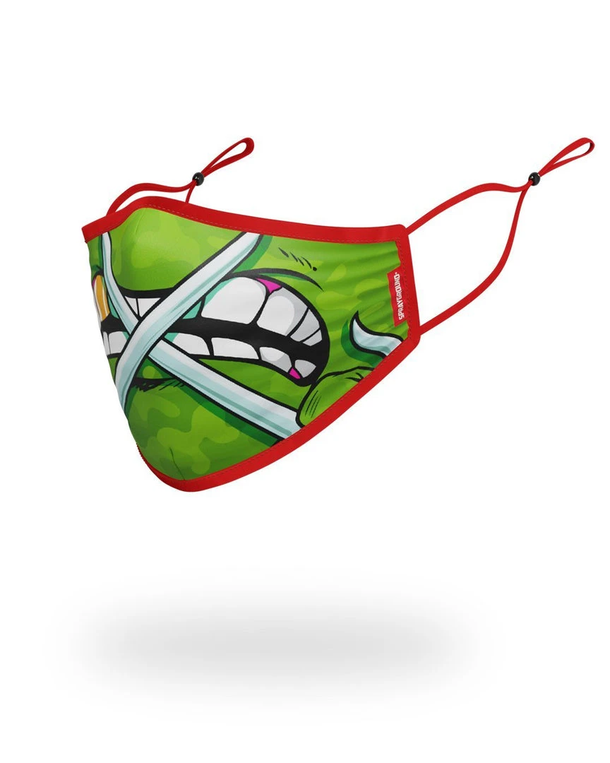 SPRAYGROUND® FACE MASKS ADULT TMNT: RAPHAEL SHARK FORM FITTING FACE-COVERING 4 SPRAYGROUND® FACE MASKS ADULT TMNT: RAPHAEL SHARK FORM FITTING FACE-COVERING