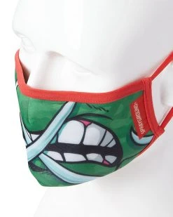 SPRAYGROUND® FACE MASKS ADULT TMNT: RAPHAEL SHARK FORM FITTING FACE-COVERING 10 SPRAYGROUND® FACE MASKS ADULT TMNT: RAPHAEL SHARK FORM FITTING FACE-COVERING