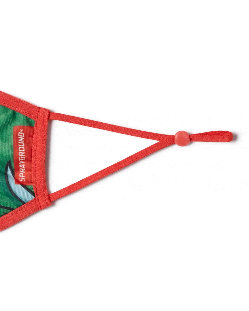 SPRAYGROUND® FACE MASKS ADULT TMNT: RAPHAEL SHARK FORM FITTING FACE-COVERING 8 SPRAYGROUND® FACE MASKS ADULT TMNT: RAPHAEL SHARK FORM FITTING FACE-COVERING
