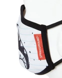 SPRAYGROUND® ADULT DOODLEBOB SPLIT SHARK FORM FITTING FACE-COVERING