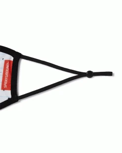 SPRAYGROUND® ADULT DOODLEBOB SPLIT SHARK FORM FITTING FACE-COVERING