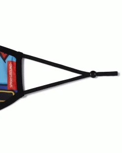 SPRAYGROUND® FACE MASKS ADULT SPONGEBOB OG SHARK FORM FITTING FACE-COVERING