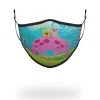 SPRAYGROUND® ADULT SPONGEBOB JELLY SHARK FORM FITTING FACE-COVERING