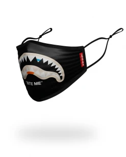 SPRAYGROUND® BITE ME SHARK (BLK) POLYESTER FACE MASK FACE MASKS 16 SPRAYGROUND® BITE ME SHARK (BLK) POLYESTER FACE MASK FACE MASKS