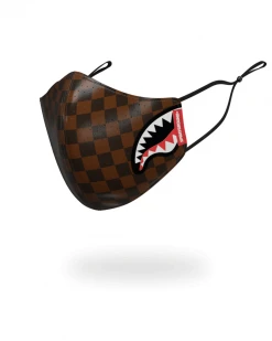 SPRAYGROUND® FACE MASKS SHARKS IN PARIS VEGAN LEATHER FACE MASK