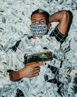 SPRAYGROUND® FACE MASKS SPRAYGROUND INFINITI 3M REFLECTIVE FACE MASK