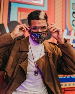 SPRAYGROUND® GLOBAL MOGUL FACE MASK