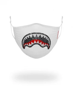 SPRAYGROUND® CLEARCUT FACE MASK (WHITE)