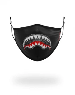 SPRAYGROUND® CLEARCUT FACE MASK (BLACK)